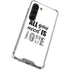 All You Need Is Love BW Galaxy S23 Clear Case