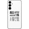 All You Need Is Love BW Galaxy S23 FE Skin