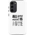 All You Need Is Love BW Galaxy S23 Plus Pro Case