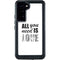 All You Need Is Love BW Galaxy S23 Plus Waterproof Case