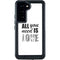 All You Need Is Love BW Galaxy S23 Waterproof Case