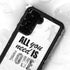 All You Need Is Love BW Galaxy S23 Waterproof Case