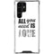 All You Need Is Love BW Galaxy S24 Ultra Clear Case