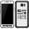 All You Need Is Love BW Galaxy S7 Active Skin