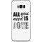 All You Need Is Love BW Galaxy S8 Plus Skin