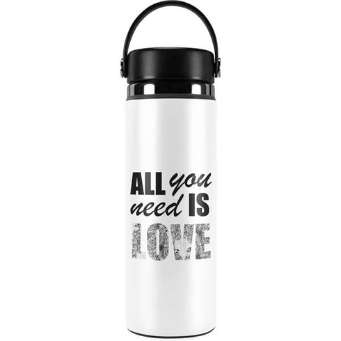 All You Need Is Love BW Hydro Flask 20oz Wide Mouth Skin