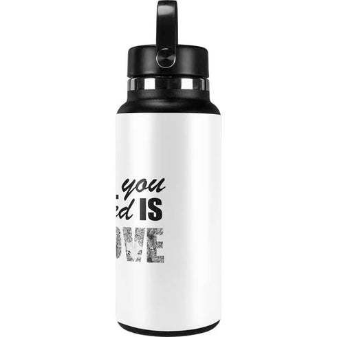 All You Need Is Love BW Hydro Flask 32oz Wide Mouth Skin