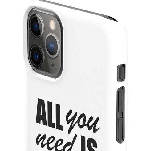 All You Need Is Love BW iPhone 11 Pro Lite Case