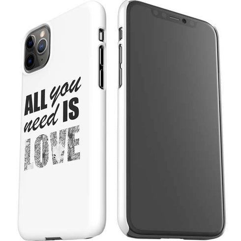 All You Need Is Love BW iPhone 11 Pro Max Lite Case