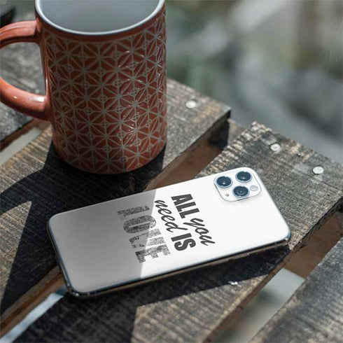 All You Need Is Love BW iPhone 11 Pro Max Skin