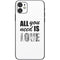 All You Need Is Love BW iPhone 11 Skin