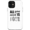 All You Need Is Love BW iPhone 12 Impact Case