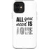 All You Need Is Love BW iPhone 12 Impact Case