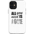 All You Need Is Love BW iPhone 12 Mini Impact Case
