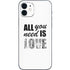 All You Need Is Love BW iPhone 12 Mini Skin