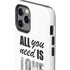 All You Need Is Love BW iPhone 12 Pro Impact Case