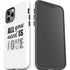All You Need Is Love BW iPhone 12 Pro Max Impact Case