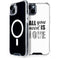 All You Need Is Love BW iPhone 15 Plus MagSafe Case