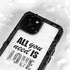 All You Need Is Love BW iPhone 15 Waterproof Case