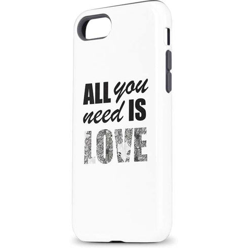 All You Need Is Love BW iPhone 7 Pro Case