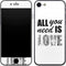 All You Need Is Love BW iPhone 7 Skin