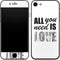 All You Need Is Love BW iPhone 8 Skin