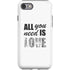 All You Need Is Love BW iPhone SE (2nd & 3rd Gen) Pro Case