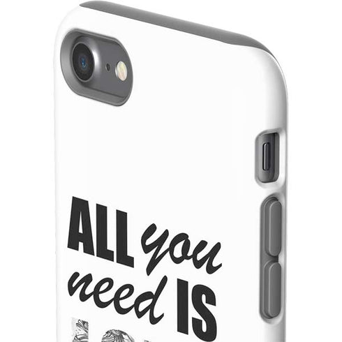All You Need Is Love BW iPhone SE (2nd & 3rd Gen) Pro Case