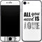 All You Need Is Love BW iPhone SE (2nd & 3rd Gen) Skin