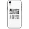 All You Need Is Love BW iPhone XR Skin