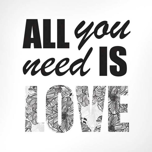 All You Need Is Love BW iPhone XR Skin