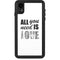 All You Need Is Love BW iPhone XR Waterproof Case