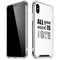 All You Need Is Love BW iPhone XS Max Clear Case