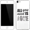 All You Need Is Love BW Apple iPod Skin