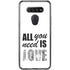 All You Need Is Love BW LG K51/Q51 Clear Case