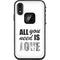 All You Need Is Love BW LifeProof Fre iPhone Skin