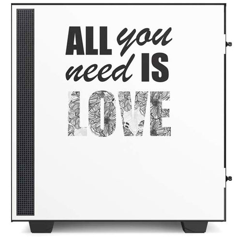 All You Need Is Love BW NZXT H510 Compact ATX Mid-Tower Case Skin