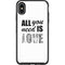 All You Need Is Love BW Otterbox Symmetry iPhone Skin