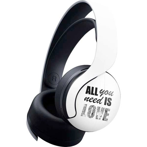 All You Need Is Love BW PULSE 3D Wireless Headset for PS5 Skin