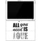 All You Need Is Love BW Surface Pro 7 Skin