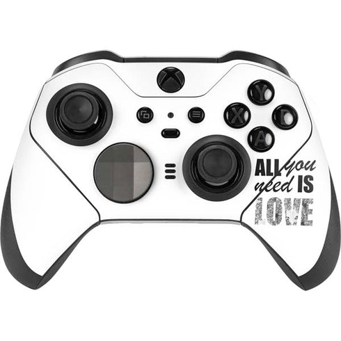All You Need Is Love BW Xbox Elite Wireless Controller Series 2 Skin