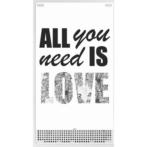 All You Need Is Love BW Xbox Series S Bundle Skin
