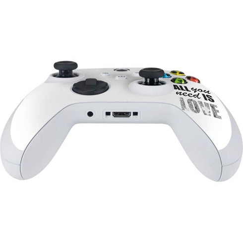 All You Need Is Love BW Xbox Series S Controller Skin