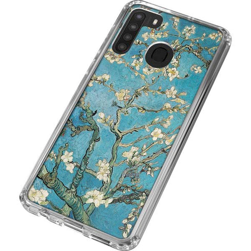 Vincent Van Gogh Almond Branches in Bloom Galaxy A21 Clear Case