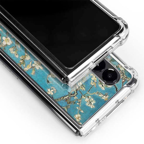 Vincent Van Gogh Almond Branches in Bloom Galaxy Z Fold4 5G Clear Case