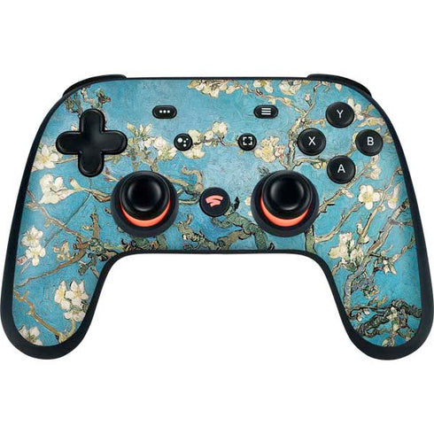 Vincent Van Gogh Almond Branches in Bloom Google Stadia Controller Skin