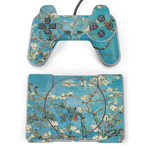 Vincent Van Gogh Almond Branches in Bloom PlayStation Classic Bundle Skin