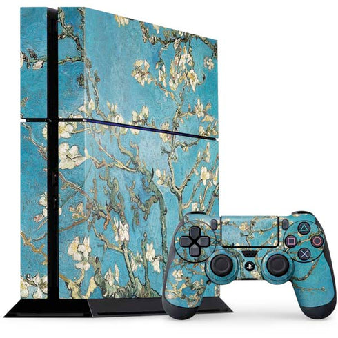 Vincent Van Gogh Almond Branches in Bloom PS4 Console and Controller Bundle Skin