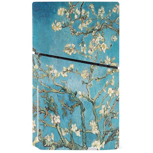 Almond Branches in Bloom by Van Gogh PS5 Slim Disk Console Skin