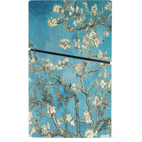 Almond Branches in Bloom by Van Gogh PS5 Slim Digital Edition Console Skin